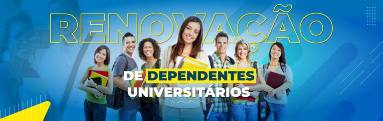 Renovação cadastral dos dependentes universitários – 1º semestre/2022