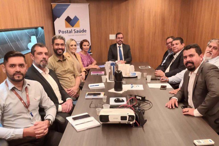 Dirigentes da Postal Saúde se reúnem com representantes da Anatect