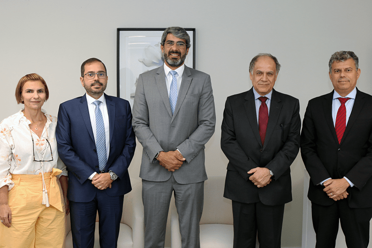 Nova diretoria da Postal Saúde recebe presidente da ANS  