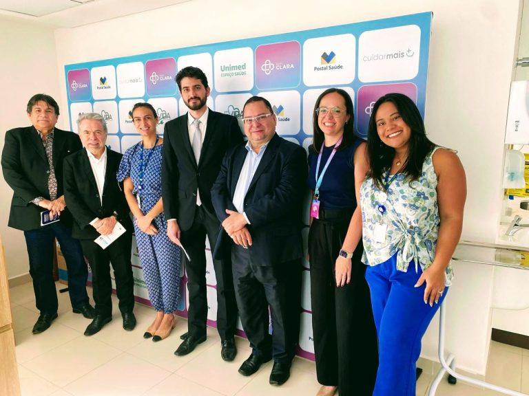 Clínica Postal Saúde recebe visita de representantes dos beneficiários, em Brasília