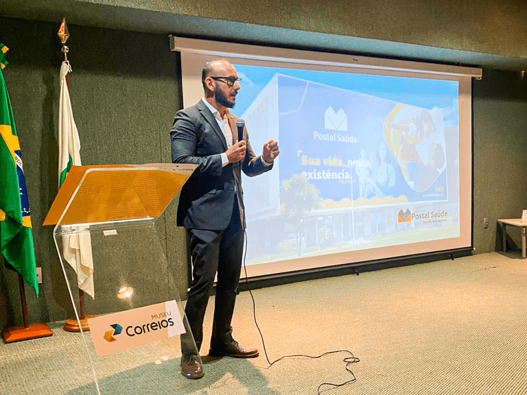 Diretor da Postal Saúde participa de evento dos Correios sobre o Setembro Amarelo, em Brasília/DF