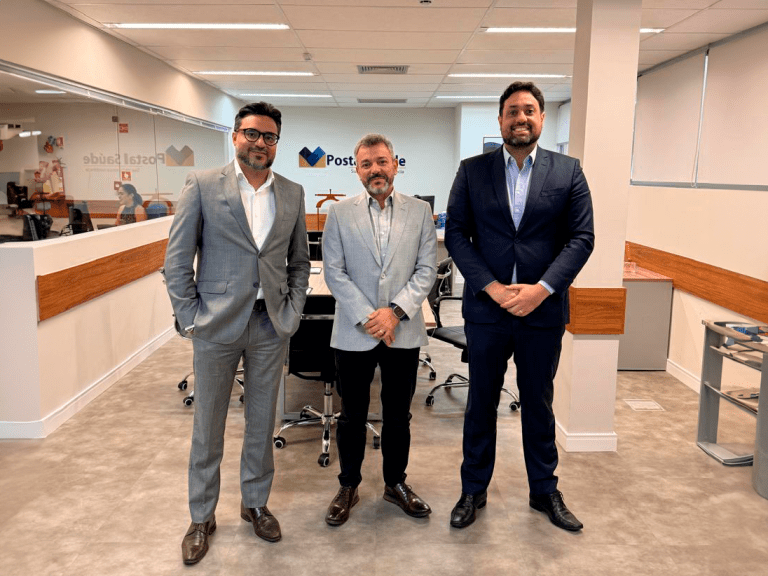Diretoria da Postal Saúde recebe presidente da Ipasgo Saúde, em Brasília