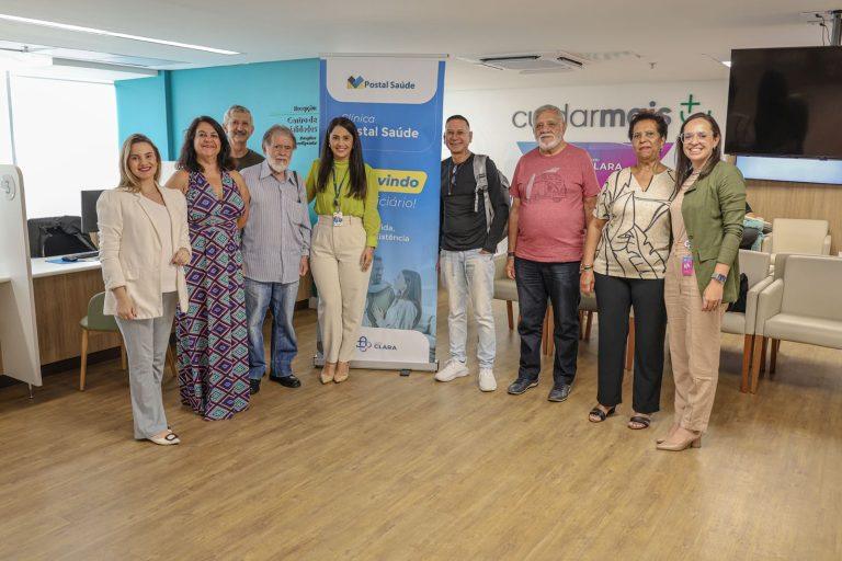 Clínica da Postal Saúde recebe representantes da ADCAP, em Brasília/DF