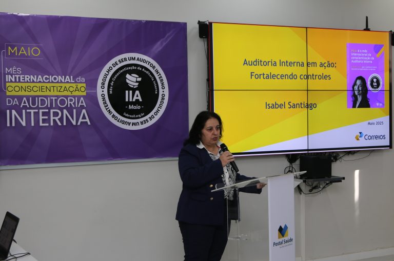 Postal Saúde promove palestra sobre auditoria interna e reforça compromisso com a transparência e controle
