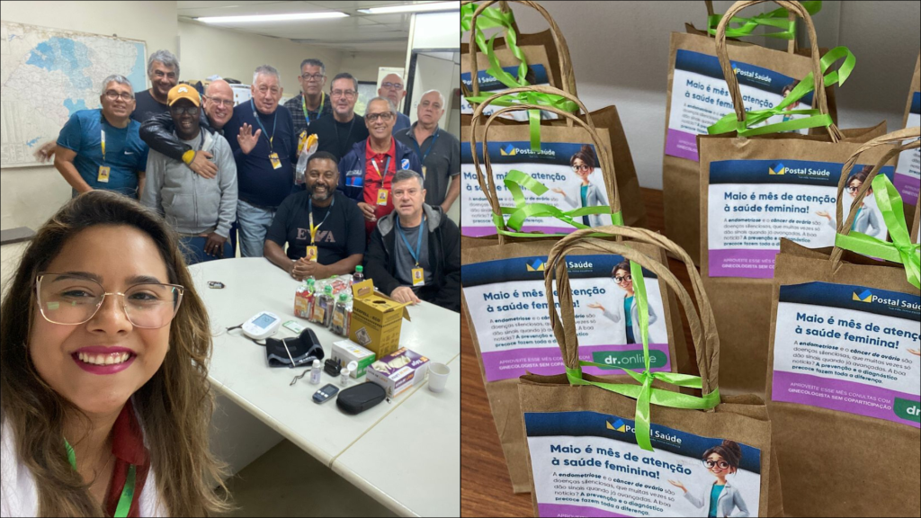 Ação de saúde UAR/RS. (Foto: Reprodução)