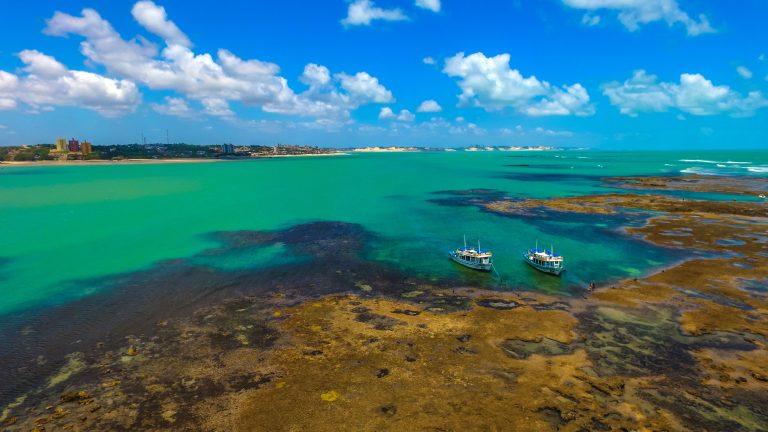 Beautiful view of Marina Badaue Parnamirim on a sunny day