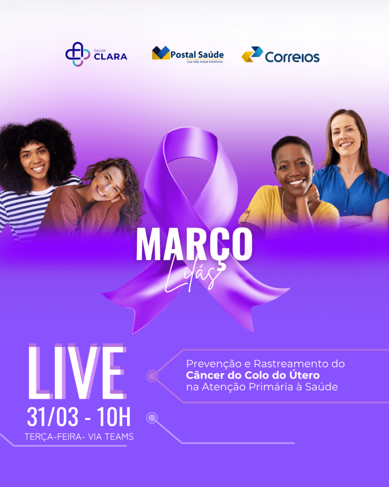 Evento online sobre o câncer do colo do útero promove conscientização e direciona beneficiários para os serviços de APS 