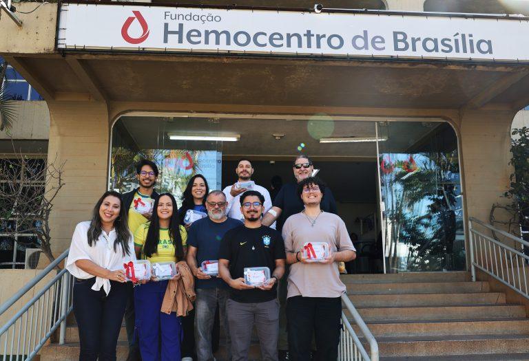 Ação solidária: Colaboradores da Postal Saúde realizam doação de sangue no Hemocentro de Brasília/DF